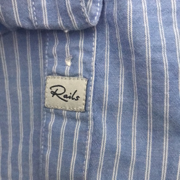 Rails Ruffle-Sleeve Button Down - Picture 8 of 8